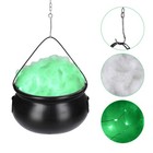 Halloween Witch Cauldron Large 31" Tripod LED Light Halloween Decoration — photo 6