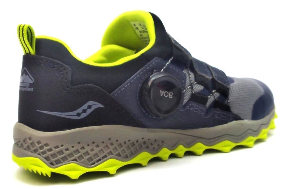 Saucony Niños Niño Peregrino 12 Escudo Senderismo Zapatos Tenis Atléticos BOA Foto 4 de 4