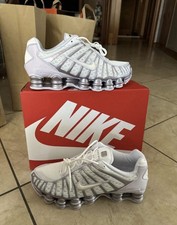 nike shox tl metallic silver/purple taglia 43