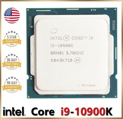 10th Gen Intel Core i9-10900K 3.70GHz 10-Core 20MB LGA1200 Desktop CPU SRH91