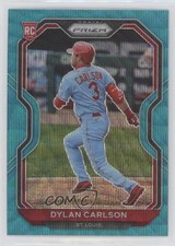 2021 Panini Prizm Tier II Teal Wave Prizm Dylan Carlson #138 0m4q