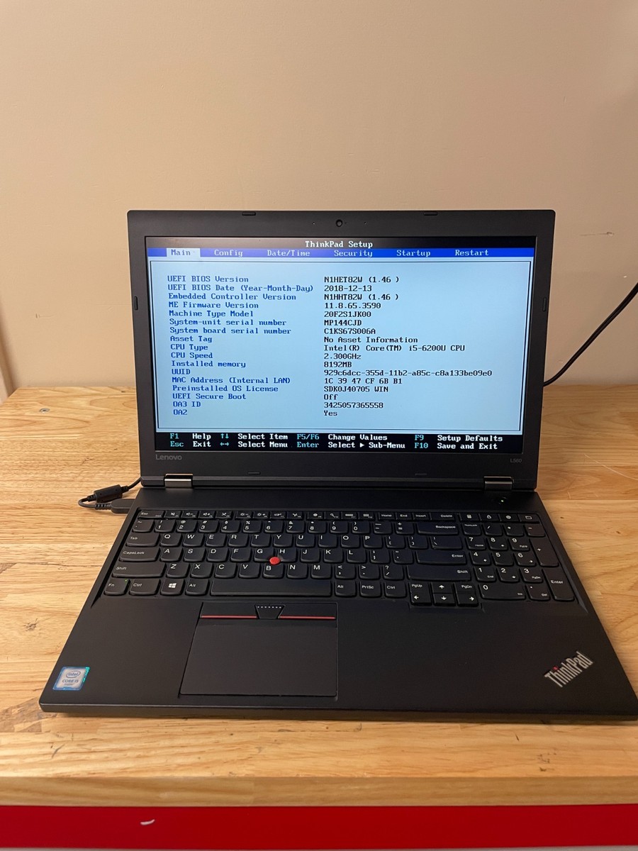 Lenovo ThinkPad L560 Core | - i5 Intel and 8GB RAM 256GB Laptop 