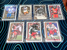 2025 Topps Chrome Football Lot - Inserts, Rookie, Ray Wave - 7 Cards