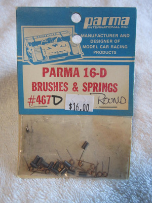 PARMA 16-D BRUSHES AND SPRINGS ROUND #467 D 12 PK
