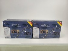 2 Boxes Garland Lights 150 Light Strand Christmas Blue  Clear