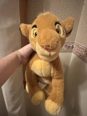 Lion King Young Simba Disney Store Exclusive 13'' Plush Stuffed Toy Sitting