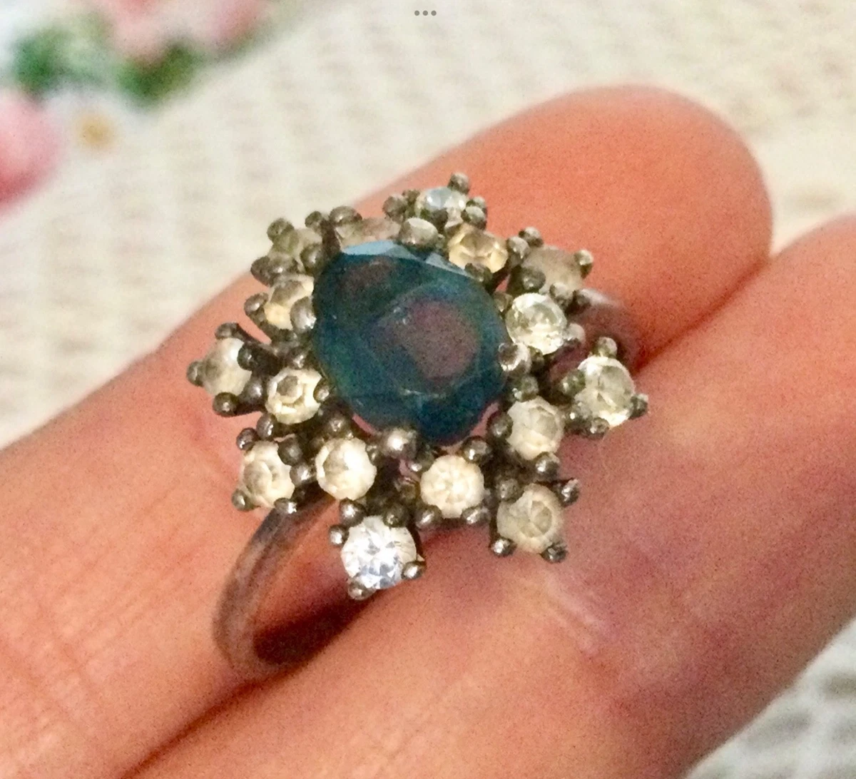 Bague en argent 18,5 mm taille 58 véritable argent femme