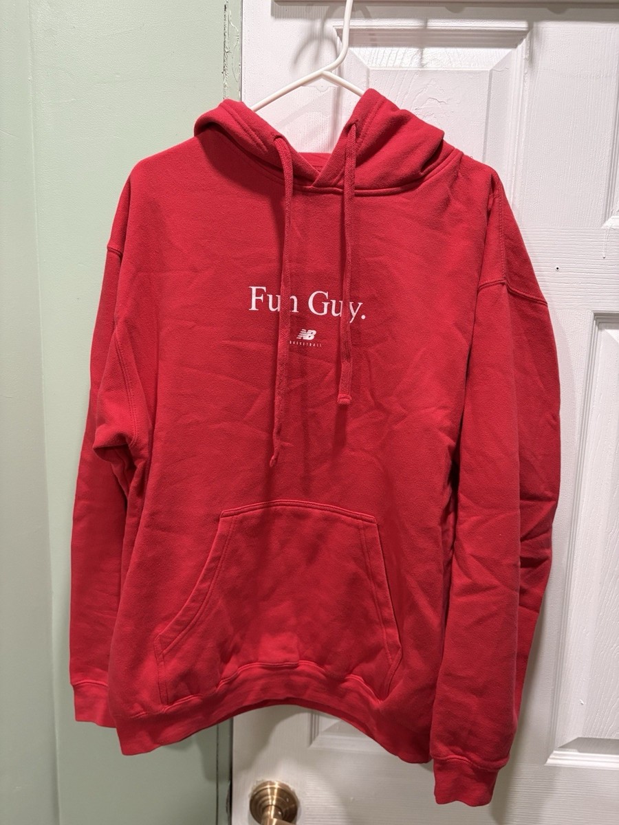 New Balance NB Kawhi Leonard Fun Guy Red Hoodie Size Large | eBay