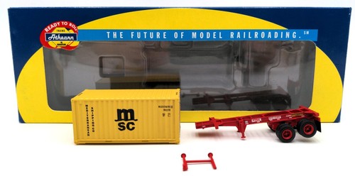 Athearn 92638 escala HO MSC Kenworth con contenedor de 20' y chasis/caja | Condition: Used
