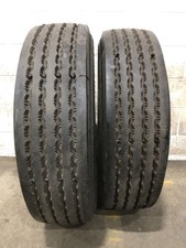 2x St24570r19.5 Dynatrac Ra 200 1532 136 K Used Tires 2457019.5