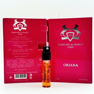 ORIANA PARFUMS DE MARLY EAU DE PARFUM SAMPLE SPRAY 1.5ML / 0.05OZ Authentic