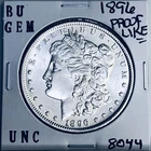 1896 BU GEM MORGAN SILVER DOLLAR UNC MS+++ U.S. MINT RARE COIN 8044