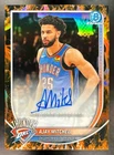 Ajay Mitchell 3/3 2025-26 Bowman Basketball Chrome Auto FireFractor Refractor SP