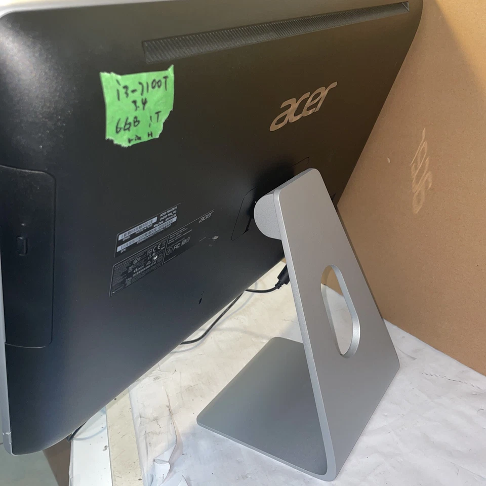 (Grade A) Acer Aspire Z22-780 Intel Core i3-7100T 21.5"1920x1080 6GB DDR4 1TB - Image 3 of 4