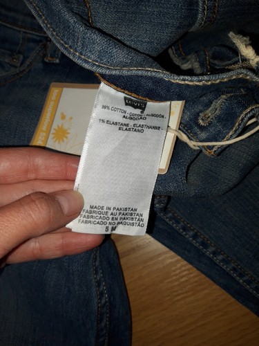 Levi's 5M too superlow 524 boot cut blue denim - Picture 4 of 4