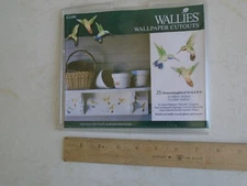 Wallies 25 Hummingbird Pre-Pasted Wallpaper Cutouts Item 12100
