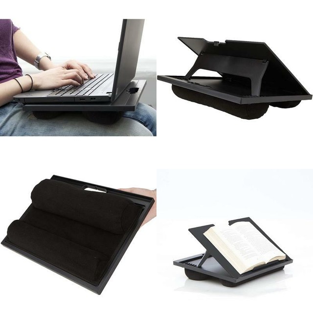 Laptop Cushion Desk Bed Pillow Cushioned Lap Tray Adjustable Stand