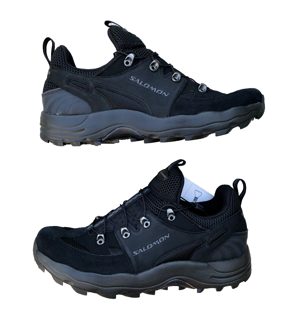 Salomon Outdoor Raid Wind Advanced scarpe da trekking nere da trail 415768 da uomo taglia 11 NUOVE