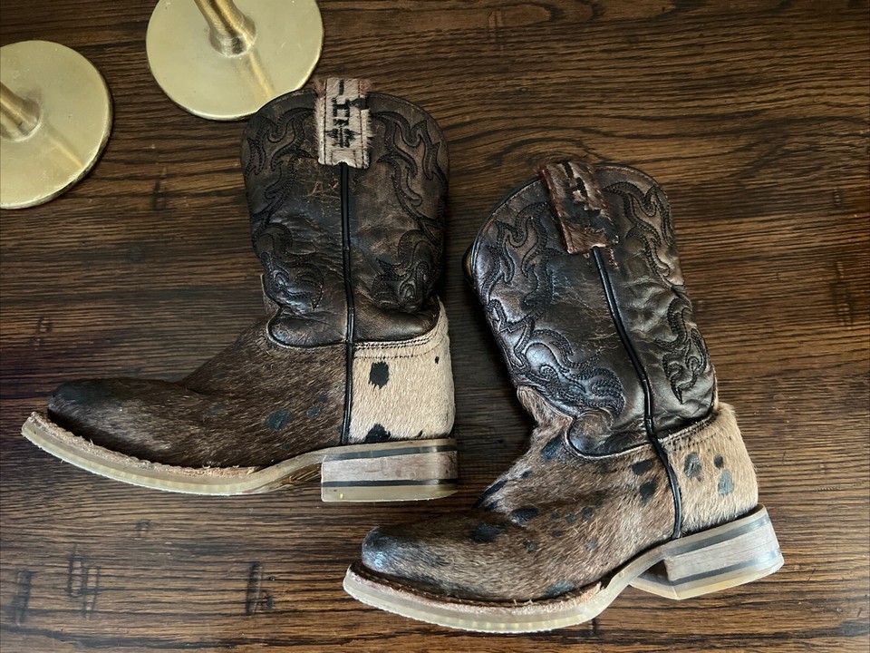 Tin Haul Big Kids Shaggy Take No Bull Cowboy Boots Size 11 Little Kids
