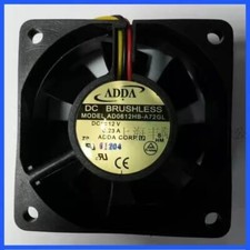 ADDA AD0612HB-A72GL 6025 DC12V 0.23A 6CM 3-Wire Dual Ball Cooling Fan