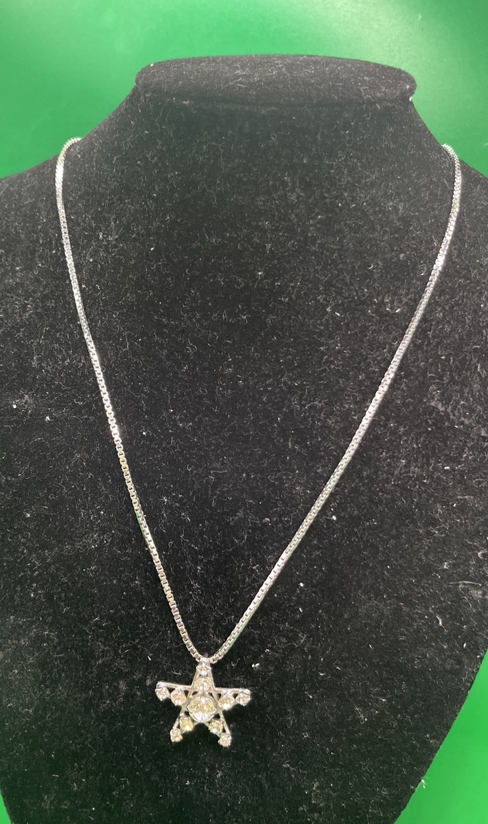 Vintage Signed Swarovski Crystal Star Necklace 877534 | eBay
