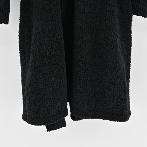 NATORI Robe Womens Sz L Black Fleece Belted Comfort Sherpa Plush Soft Cozy JOSIE - 第 7/13 張圖片