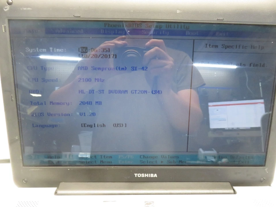 Toshiba Satellite L455D-S5976 Laptop AMD Sempron SI-42 2GB Ram No HDD or Battery - Image 2 of 4