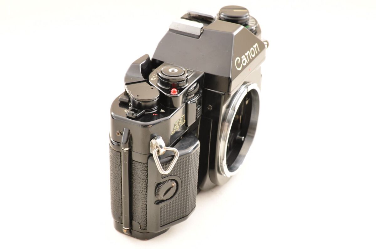 Canon A-1 Black 35mm SLR Film Camera /FD 50mm F/1.4 SSC MF Lens