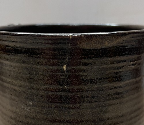 Vintage 3D Caveman Face Stoneware Pottery Mug Signed "Daniels 77'-" - Picture 6 of 6