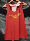 Wonder Woman Women's Tank Top L Large Red DC Run Series shirt NWOT singlet