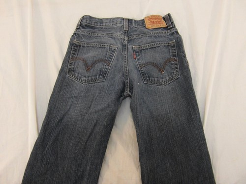 Children Unisex Levi's 527 Boot Cut Denim 100% Cotton Jeans 12 Regular 32562 - Picture 11 of 12