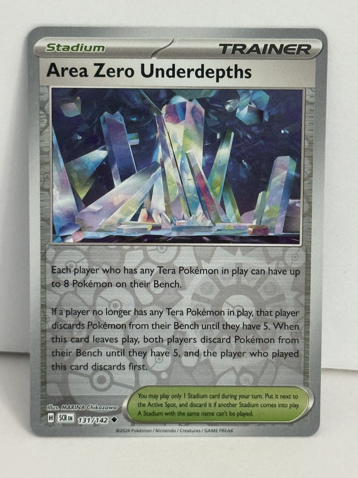 Area Zero Underdepths - 131/142 Reverse Holo SV07: Pokemon TCG Stellar Crown NM