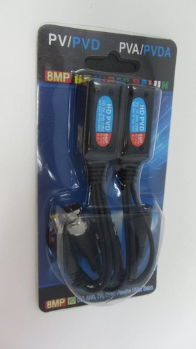 RJ45 To BNC HD Video Balun Adapter Passive Video & Power PTZ Transceiver (Pair) - Picture 3 of 7