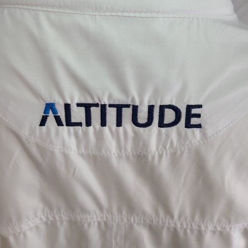 Peter Millar Womens Lightweight Full Zip Jacket sz XL White "Altitude" New w/Tag - Picture 8 of 9