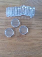 M&uuml;nzkapseln M&uuml;nzdosen 20 St. f&uuml;r Blumensamen f&uuml;r 2 &euro;-St&uuml;cke Dosen Transparent
