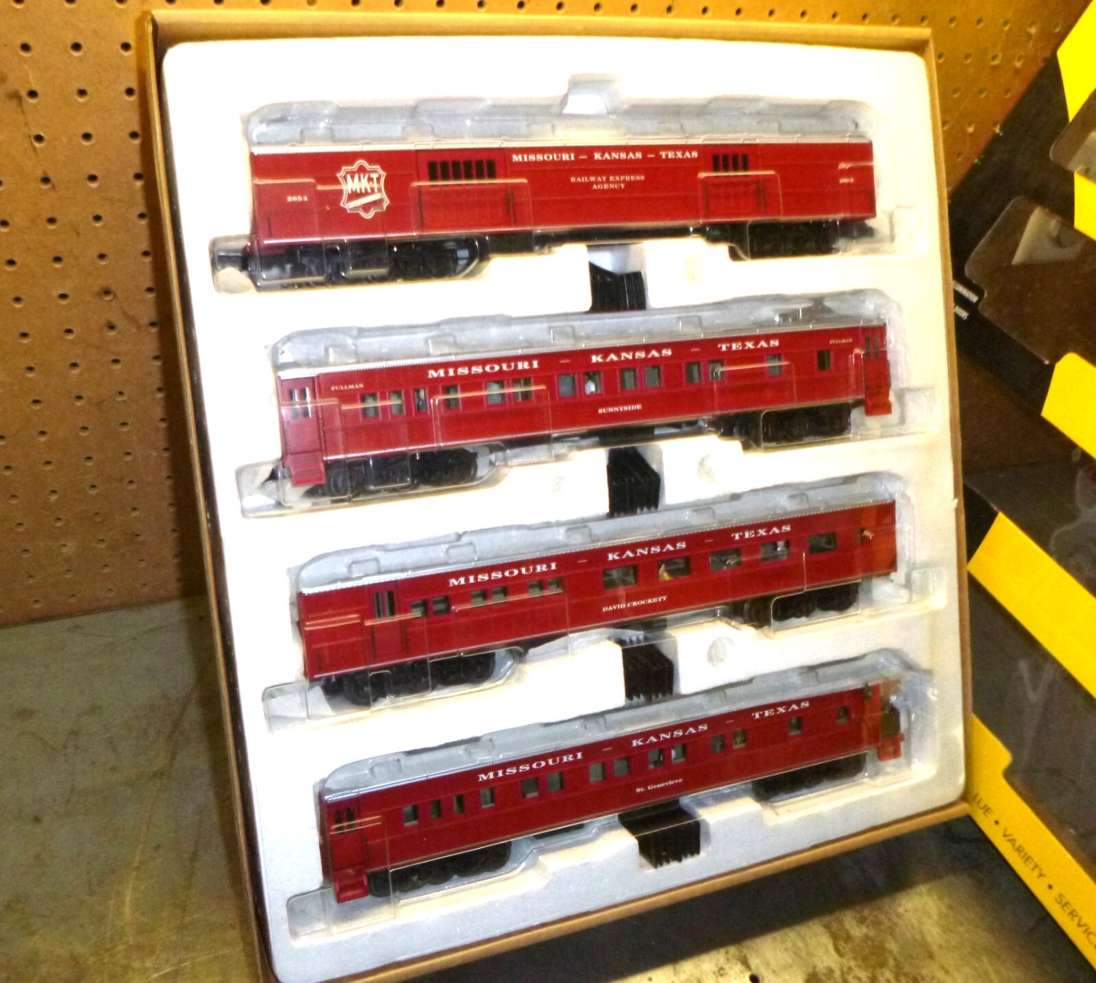 NEW KLine HW Heavyweight Train Car Set OGauge MKT Texas Special KATY