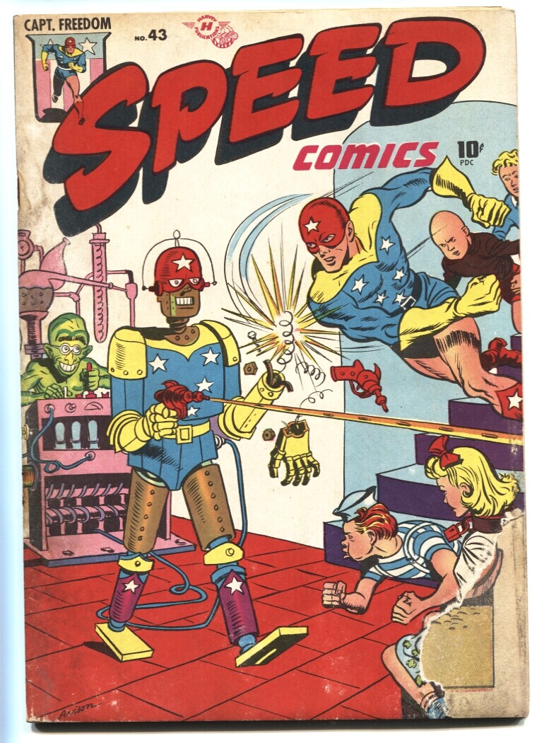 Speed #43 1946 - Harvey -G - Comic Book | eBay