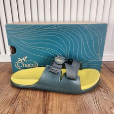 Chaco Chillos Sandals Kids Size 3 M Green Comfort Adjustable Beach Casual Slides