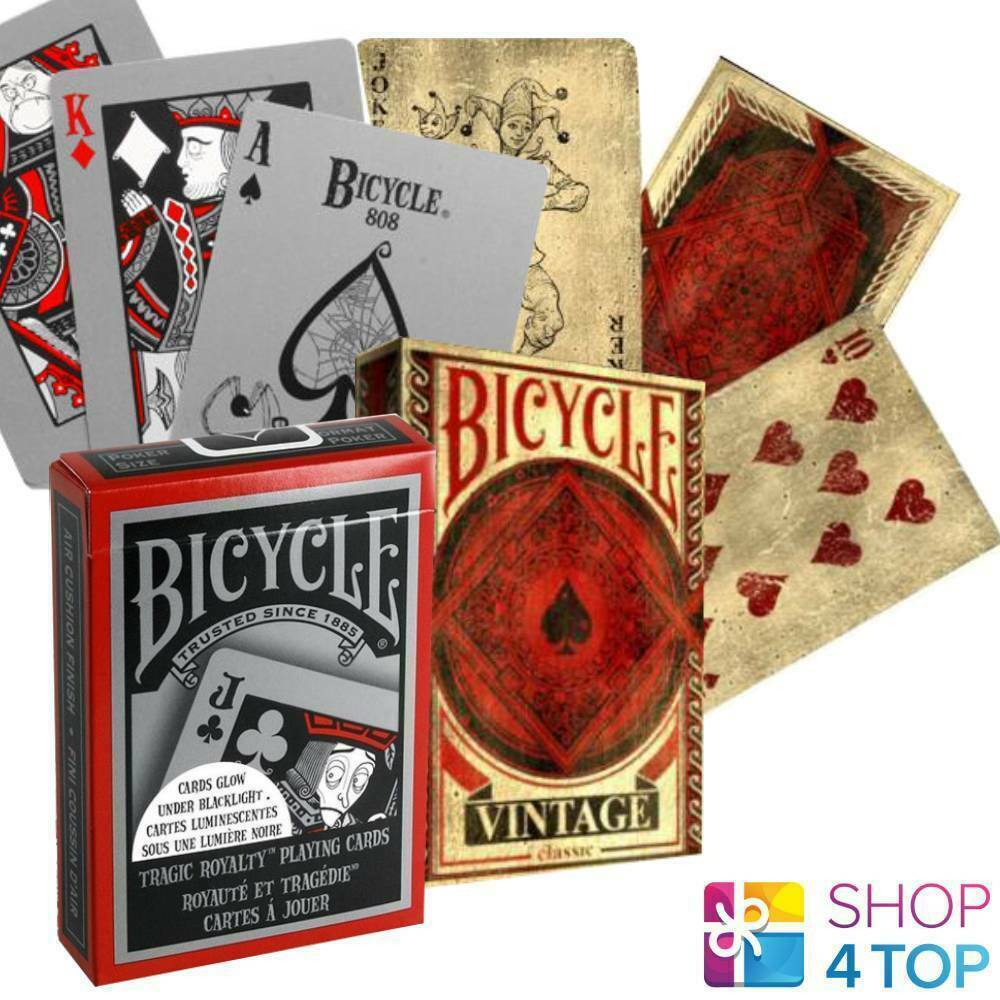  Bicycle Tragic Royalty Playing Cards,Black/Red : Toys