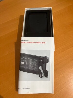 Polaroid 545 Land 4x5 Film Holder - Vintage Instant Film Back | eBay