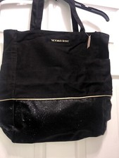Victoria s Secret RETIRED black/glitz large tote- New