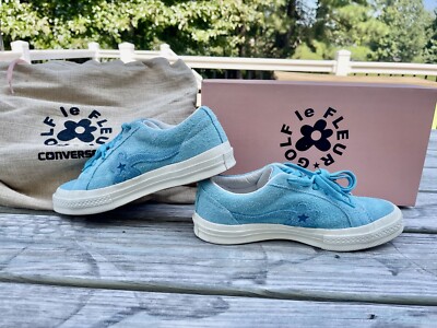Women s Size 7 - Converse Golf Le Fleur x One Star Ox Blue Jay