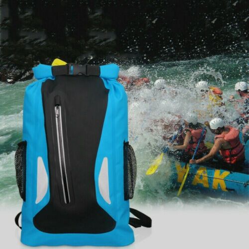 25L Storage Dry Bag Waterproof Rafting Backpack Swiming Double Shoulder - Picture 1 of 14