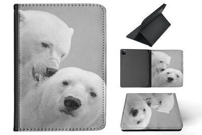 CASE COVER FOR APPLE IPAD|POLAR BEAR ANIMAL SEA BEAR #2