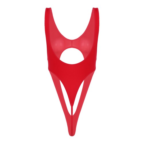 Damen Einteiler Bodysuit Sexy Stringbody Schritt Offen Transparent Unterwäsche - Picture 10 of 30