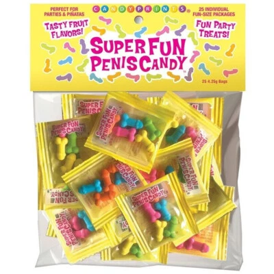 CANDYPRINTS Super Fun Penis Candy - Bag Of 25
