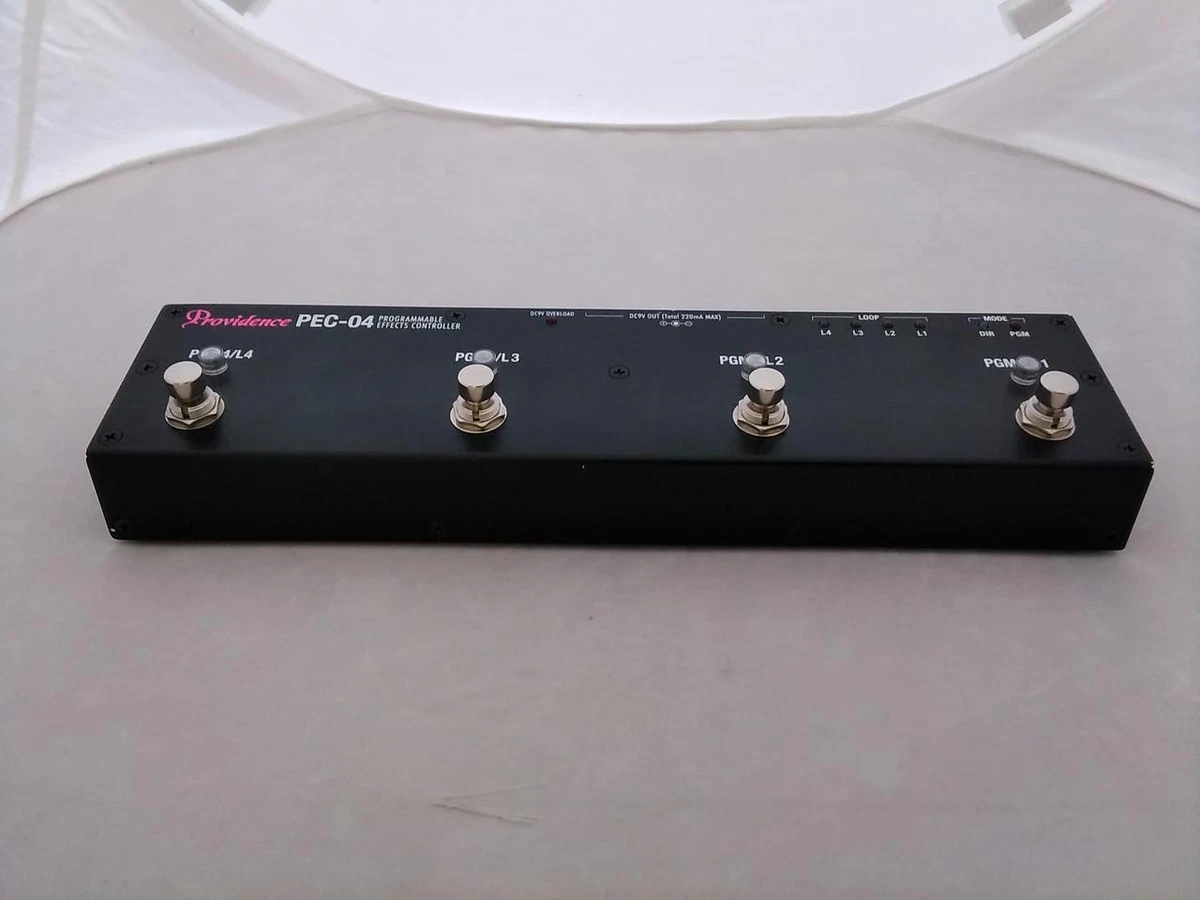 Providence PEC-04 Programable Effects Controller Colored Black [Good  Condition]