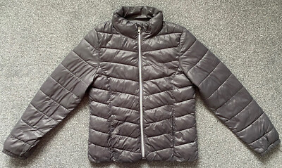 Mädchen Primark grau super leichte packbare Jacke, Mantel - Gr. 10-11 Jahre