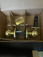 Interior Passage Door Knob, Handle For Closet and Hallway Doors, No lock