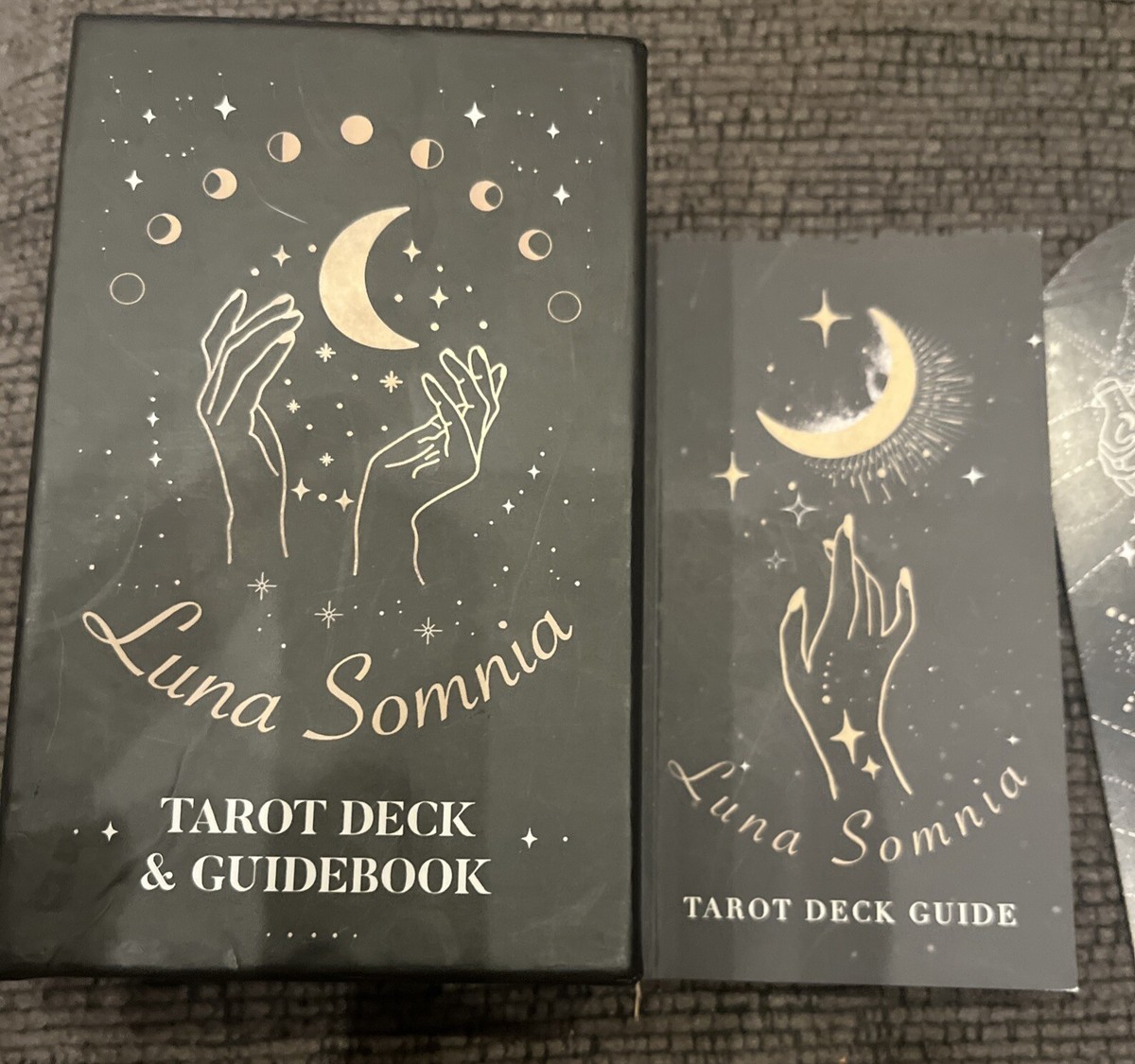 LUNA SOMNIA TAROT DECK & GUIDEBOOK SHORES OF MOON BLACK | eBay UK